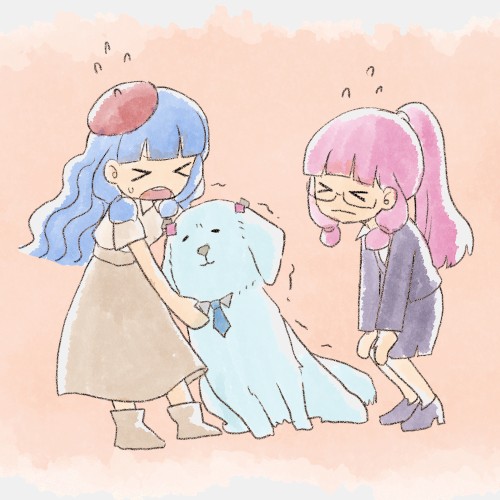散歩中急に歩みをやめた犬のうた