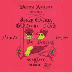 1972‐03‐25: Academy of Music, New York, NY, USA