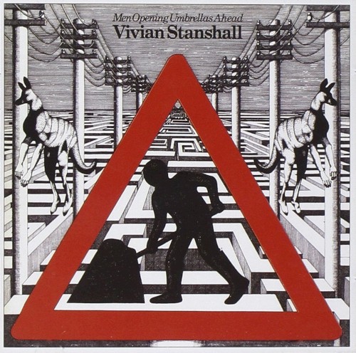 Men Opening Umbrellas Ahead