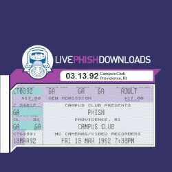 1992-03-13: Campus Club, Providence, RI, USA