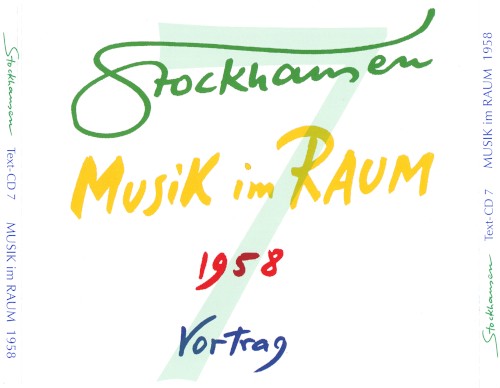 MUSIK im RAUM 1958: Vortrag