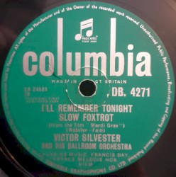 I'll Remember Tonight / I'll Be With You in Apple Blossom Time