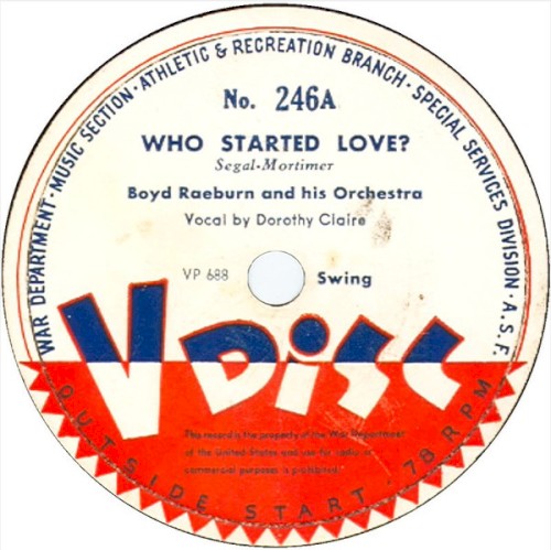 Who Started Love? / Crazy Rhythm