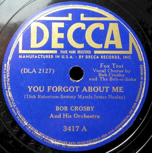 You Forgot About Me / Gone but Not Forgotten
