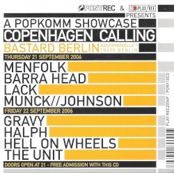 A Popkomm Showcase: Copenhagen Calling Bastard Berlin