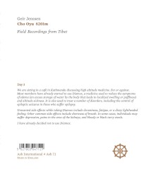 Cho Oyu 8201m: Field Recordings From Tibet