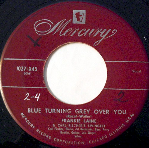 Blue Turning Grey Over You / On the Sunny Side of the Street