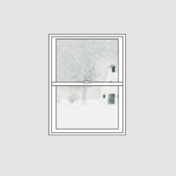 snow out the window