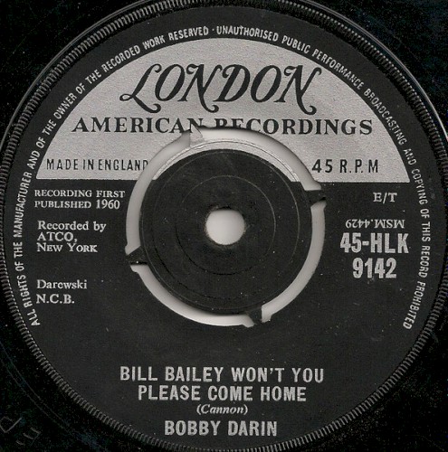 Bill Bailey Won't You Please Come Home