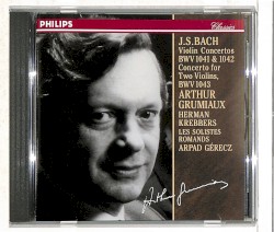 Violin Concertos BWV1041 & 1042 / Concerto for Two Violins, BWV1043