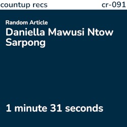 Daniella Mawusi Ntow Sarpong