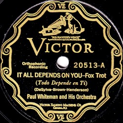 It All Depends on You / That Saxophone Waltz