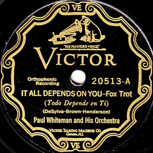 It All Depends on You / That Saxophone Waltz
