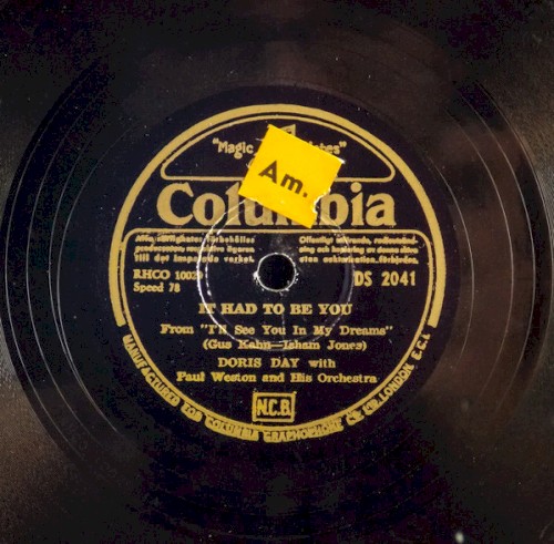 It Had to Be You / Nobody's Sweetheart