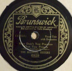 Why Don't You Practice What You Preach / Don't Let Your Love Go Wrong