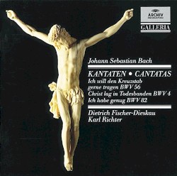 Kantaten Ich will den Kreuzstab gerne tragen, BWV 56 / Christ lag in Todesbanden, BWV 4 / Ich habe genug, BWV 82