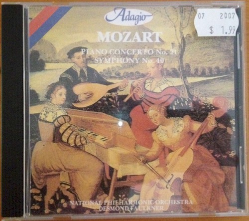 Piano Concerto no. 21 / Symphony no. 40