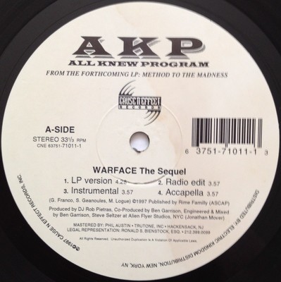 WARFACE The Sequel / Respect