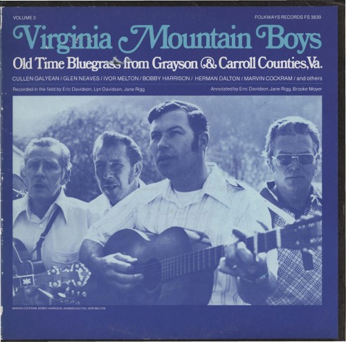 Old Time Bluegrass From Grayson & Carrol Counties, Va.