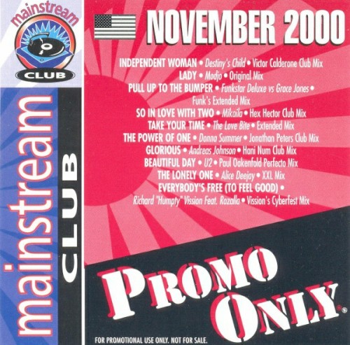 Promo Only: Mainstream Club, November 2000