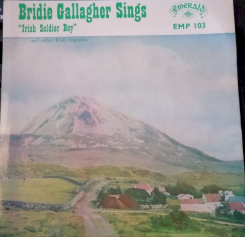 Sings "Irish Soldier Boy"