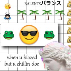 when u blazed but u chillin doe