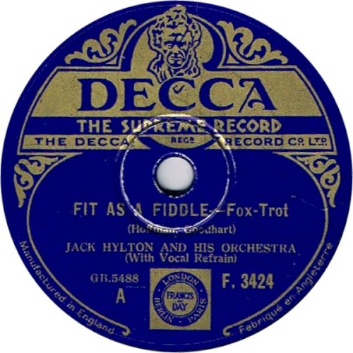Fit as a Fiddle / I'm Sure of Everything but You