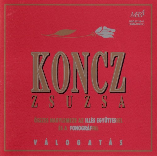 Válogatás: Koncz Zsuzsa összes nagylemeze a Fonográffal