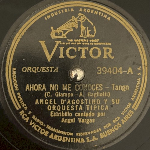 Ahora no me conocés / Adiós arrabal