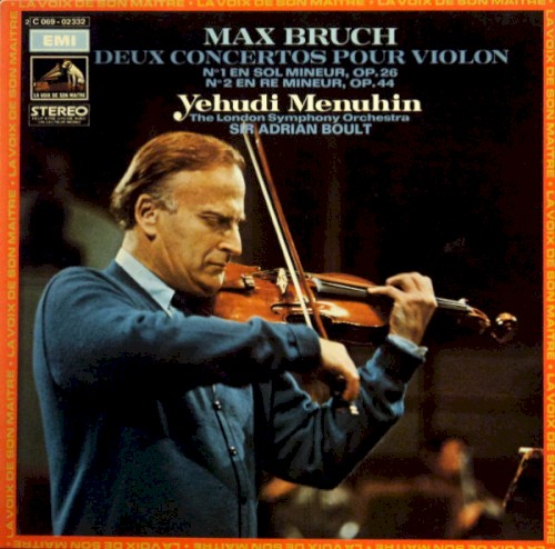Deux Concertos Pour Violon - N° 1 En Sol Mineur, Op. 26 / N° 2 En Re Mineur, Op. 44