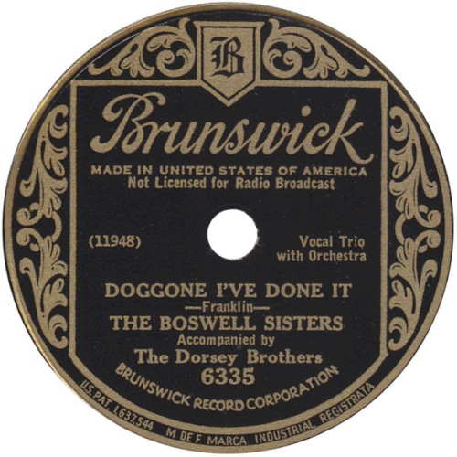 Doggone I've Done It / Hand Me Down My Walkin' Cane
