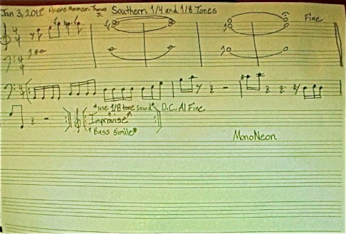 Southern 1/4 and 1/8 Tones