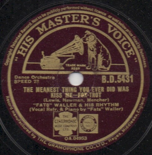 The Meanest Thing You Ever Did Was Kiss Me / On the Bumpy Road to Love