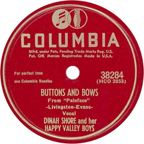 Buttons and Bows / Daddy-O