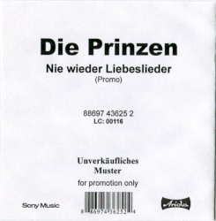 Nie wieder Liebeslieder