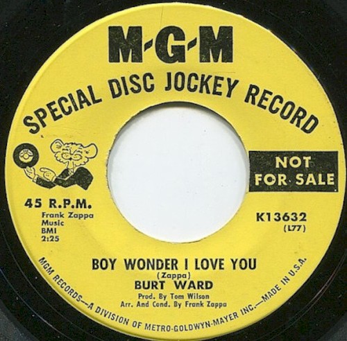 Boy Wonder I Love You / Oranged Colored Sky