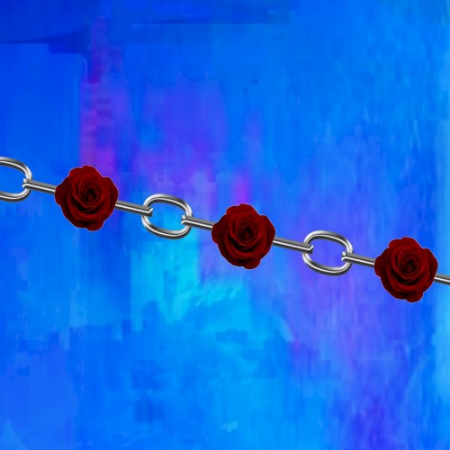 The Three Doors of An Empty Basement, Overgrown with Roses