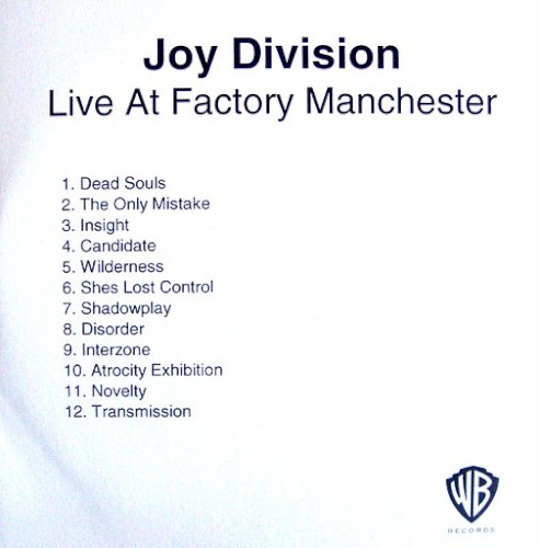 1979‐07‐13: Factory, Manchester, England, UK