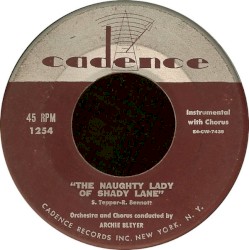 The Naughty Lady of Shady Lane / While the Vesper Bells Were Ringing