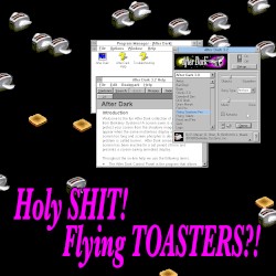 Holy SHIT! Flying TOASTERS?!