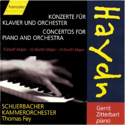 Konzerte für Klavier und Orchester F-Dur / G-Dur / D-Dur