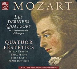 Les derniers quatuors sur instruments d’époque