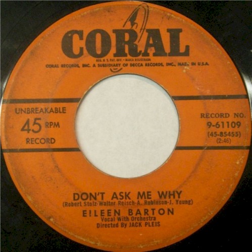 Don't Ask Me Why / Up Away There