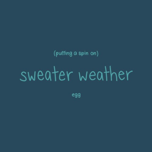 Putting a Spin on Sweater Weather