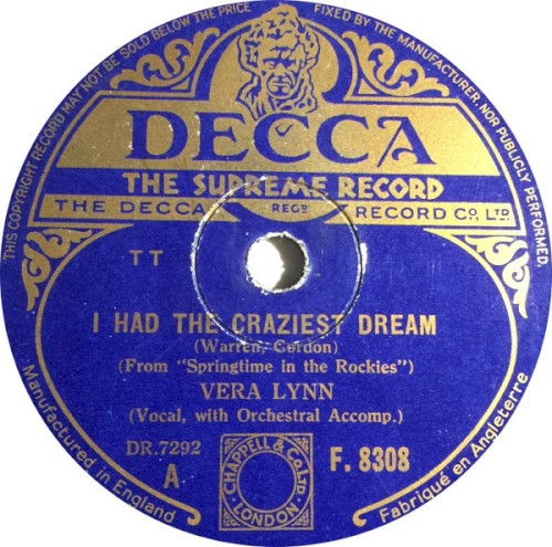 I Had the Craziest Dream / Really and Truly