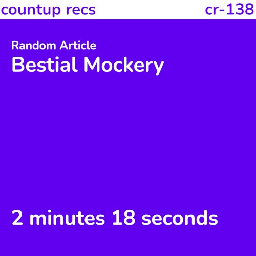 Bestial Mockery