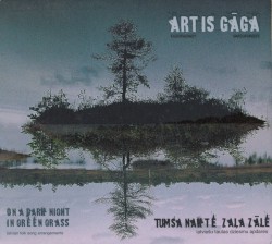 Tumša nakte zaļa zāle