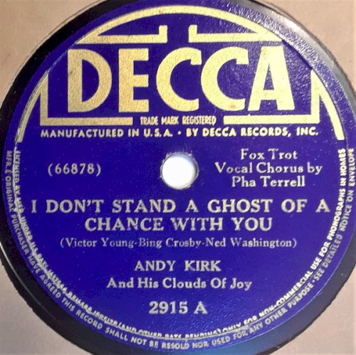 I Don't Stand a Ghost of a Chance With You / Big Jim Blues