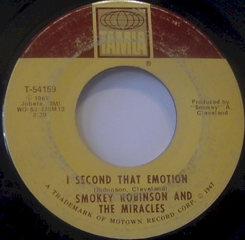 I Second That Emotion / You Must Be Love