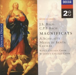 Bach, JS & Bach, CPE: Magnificats / Scarlatti: Messa di Santa Cecilia